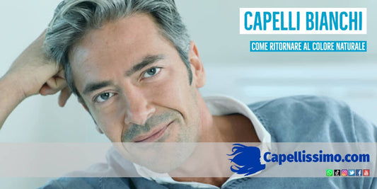 capelli bianchi colore naturale