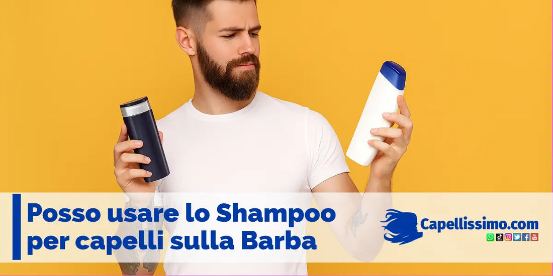 lavare la barba con shampoo capelli