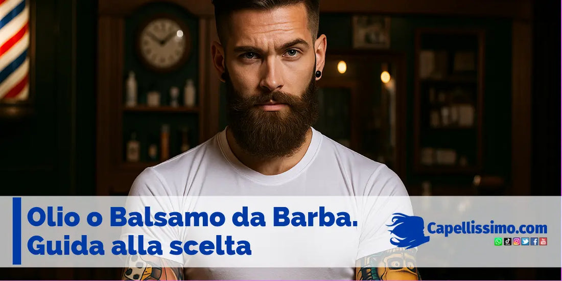 Olio o balsamo da barba. Le differenze e quale si usa prima