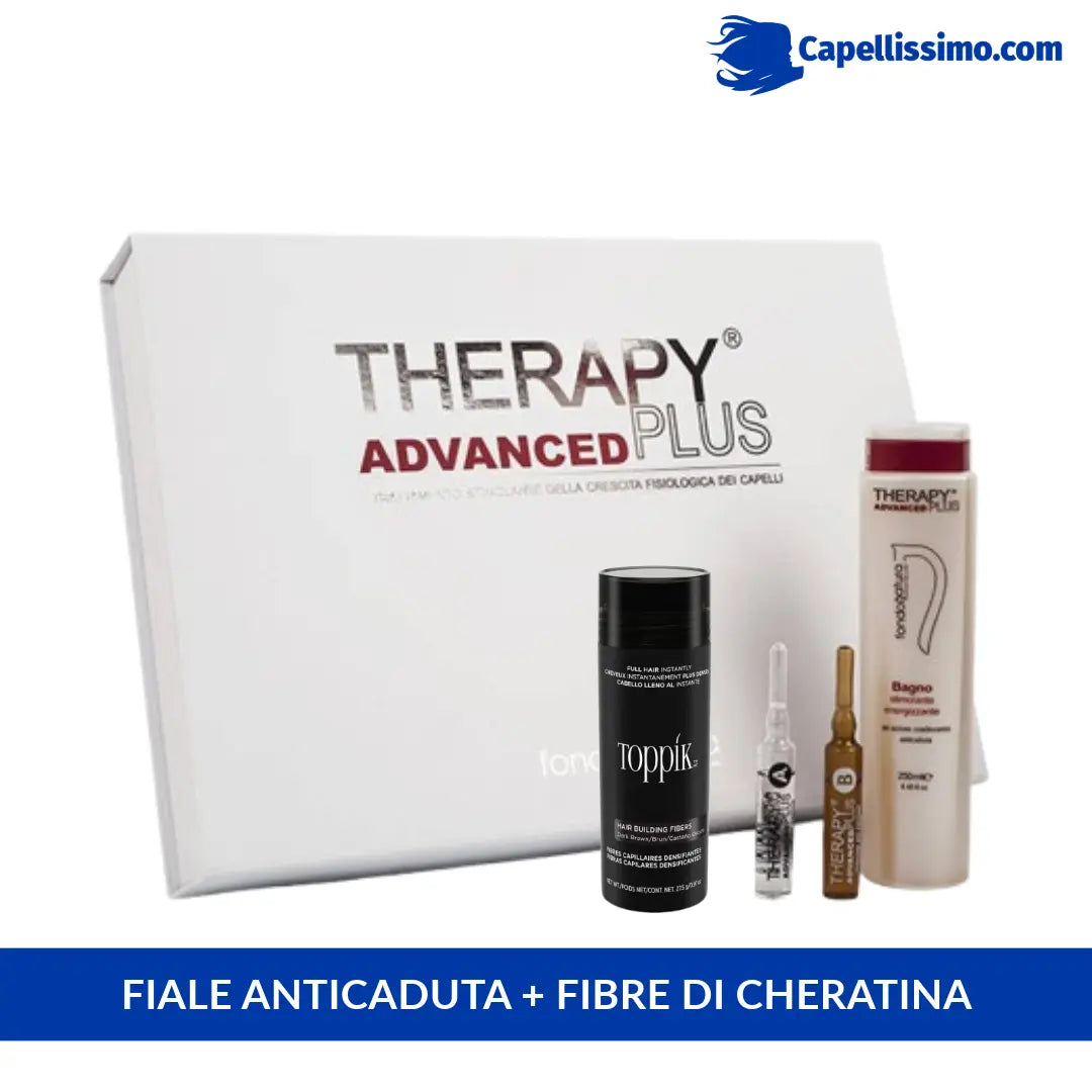 fibre di cheratina insieme a filae anticaduta