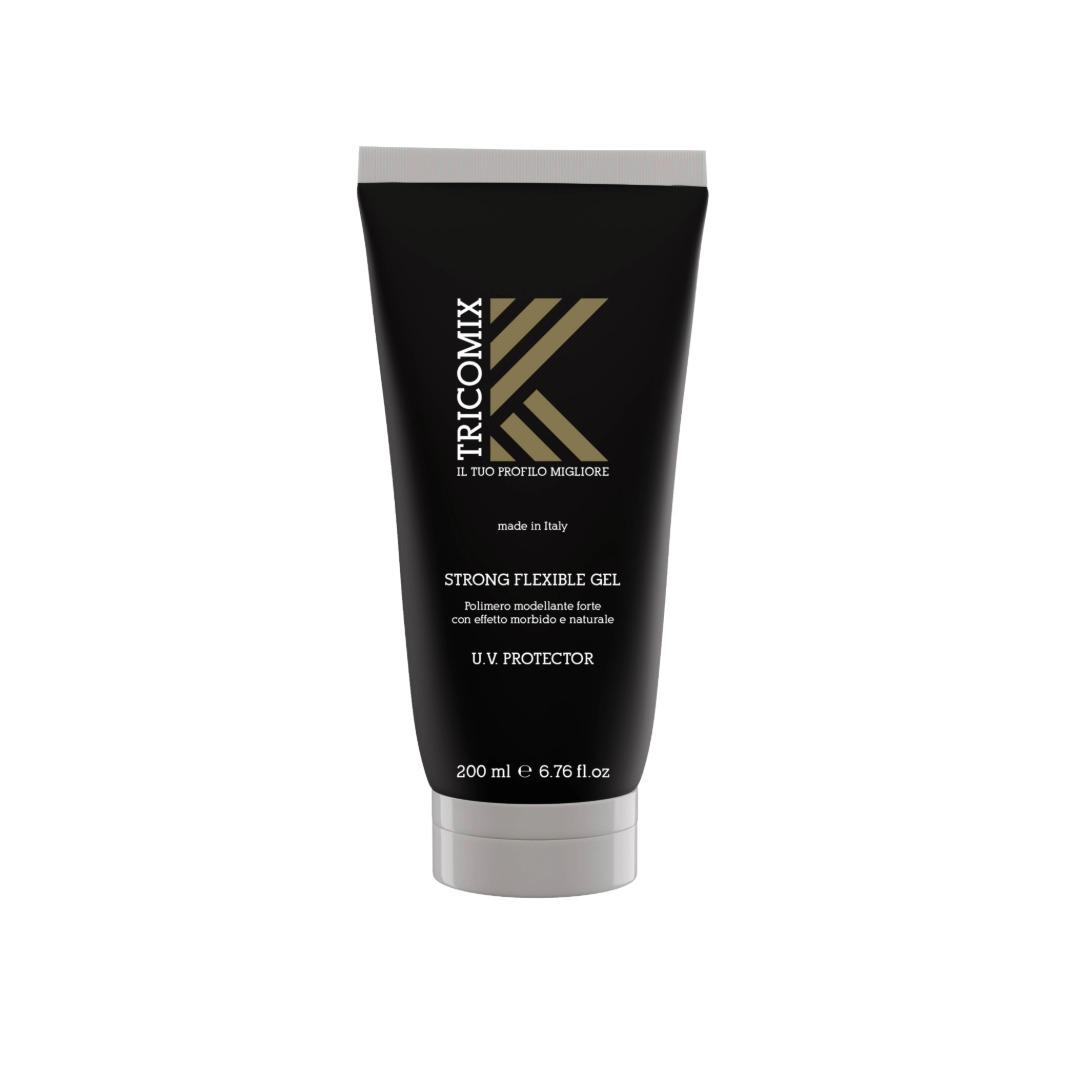 Gel per capelli tenuta forte. Tricomix