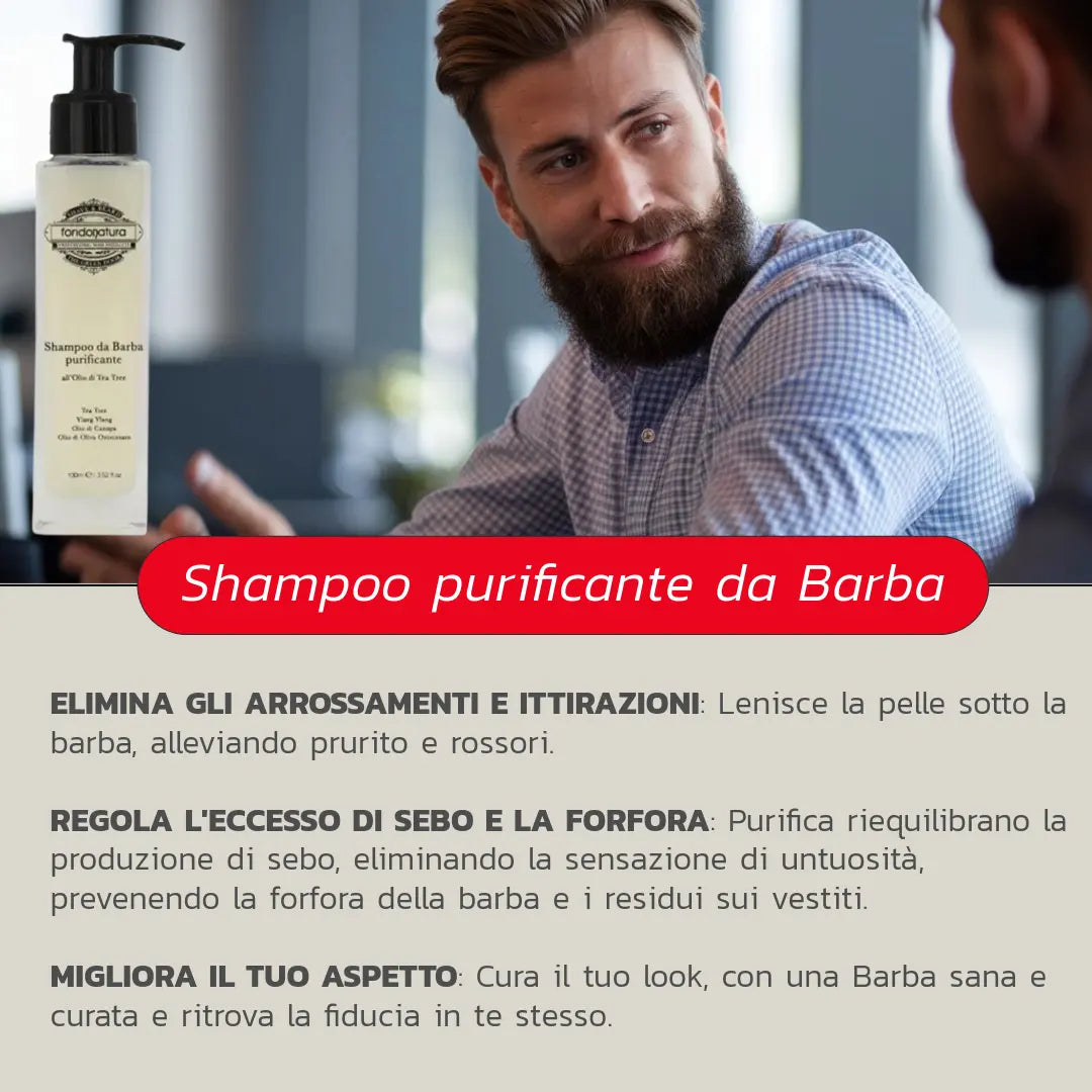Irritazione e forfora barba