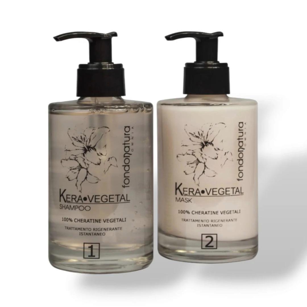 Kera Vegetal Kit Fondonatura: Shampoo e Maschera