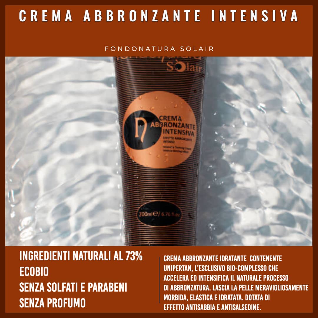 Crema per abbronzarsi velocemente