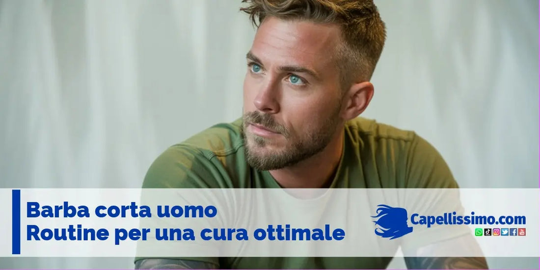 barba corta uomo