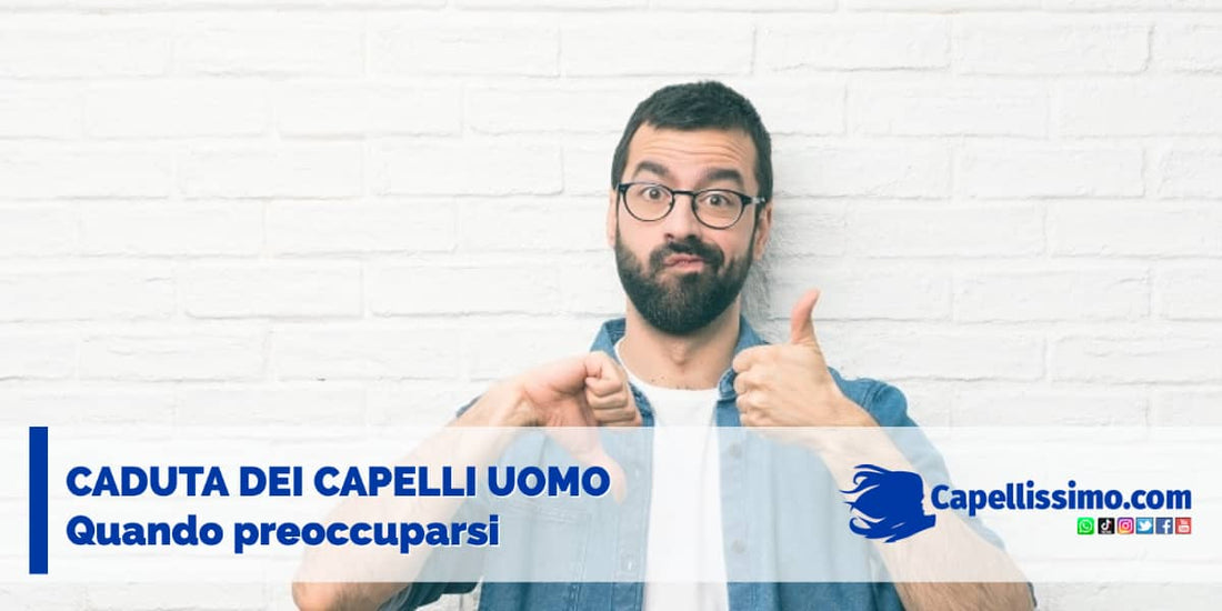 caduta dei capelli uomo quando preoccuparsi