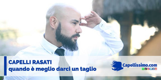 capelli rasati taglio calvo uomo