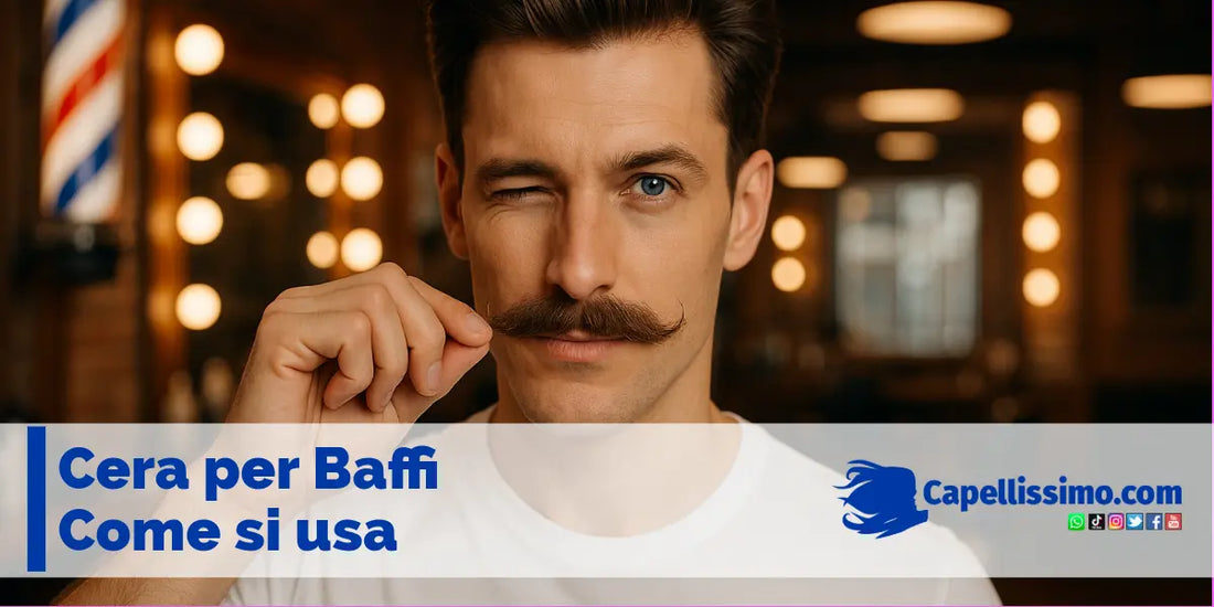 Cera per baffi come si usa e come modellarli