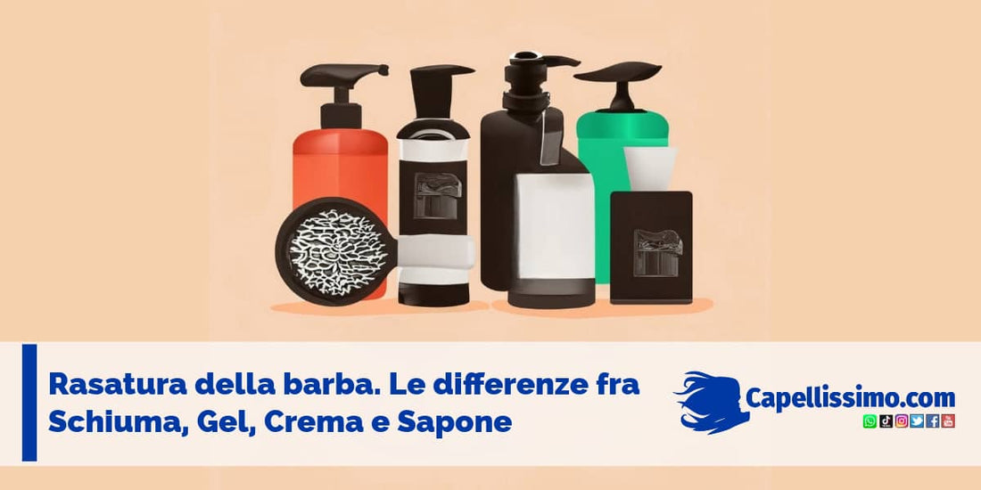 Crema da rasatura differenze con schiuma da barba, gel e sapone