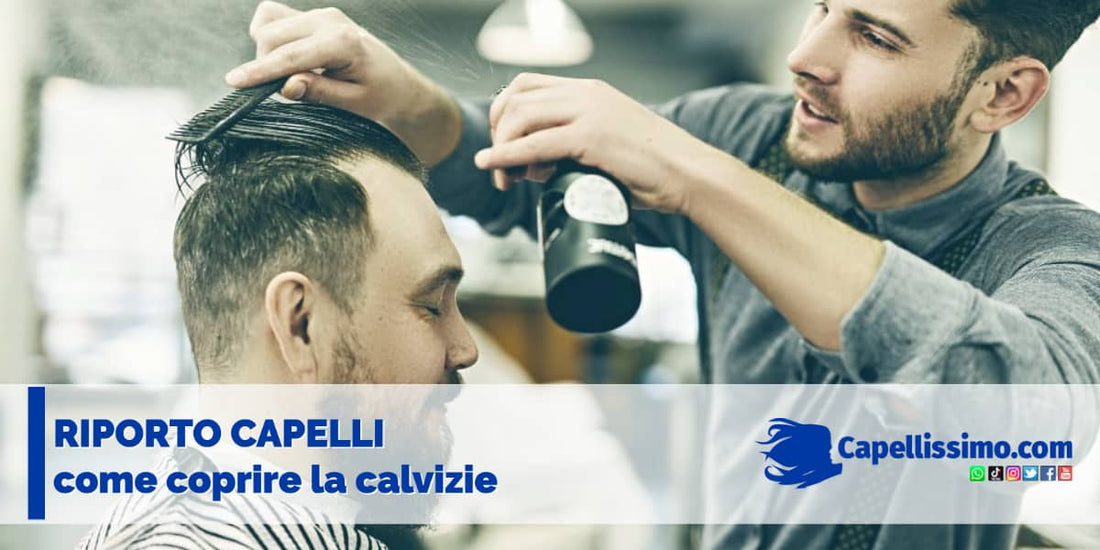 riporto capelli coprire calvizie