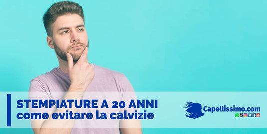 evitare diventare calvo a 20 anni