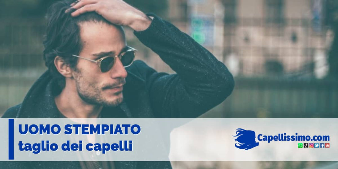 taglio capelli uomo stempiato