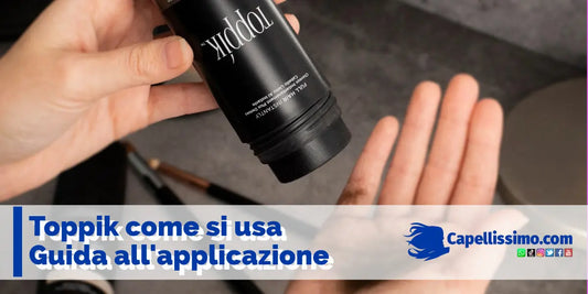 toppik come si usa guida all'applicazione delle fibre per capelli