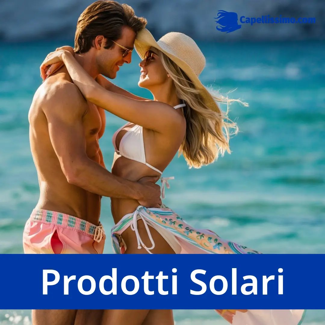 prodotti solari, copro, viso, gambe, capelli