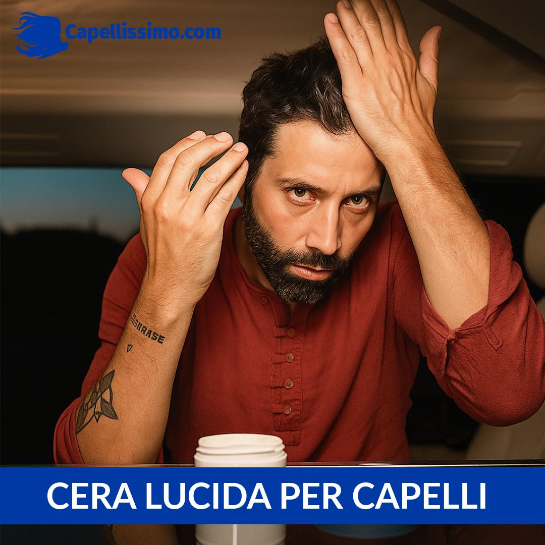 cera lucida per capelli