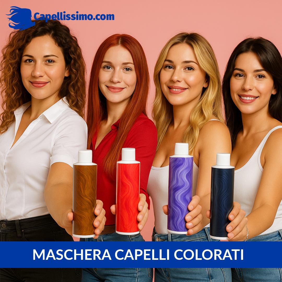 maschera capelli colorati