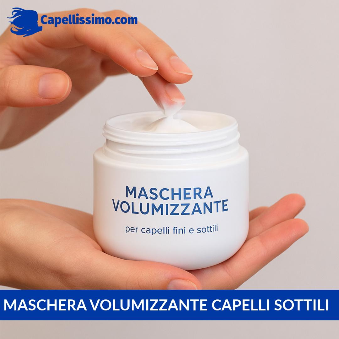 maschera volumizzante per capelli fini sotti e piatti