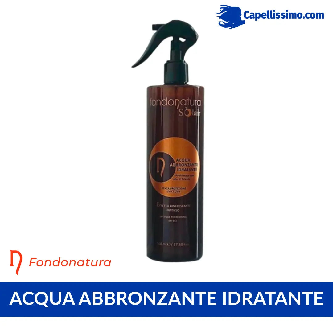 Fondonatura acqua abbronzante idratante