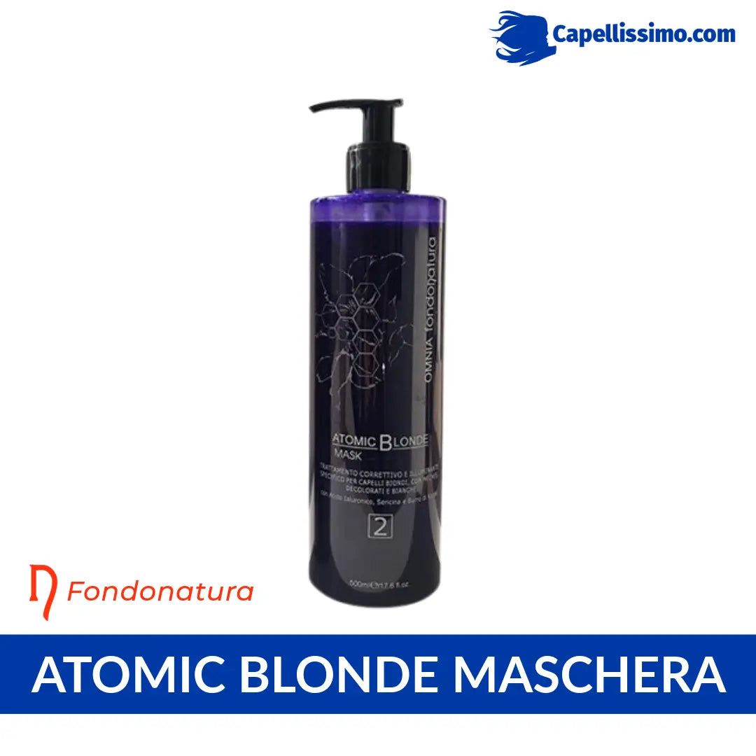 Fondonatura mask atomic blonde