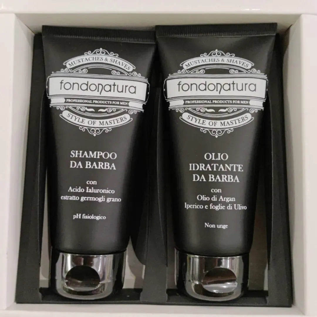 Kit lusso shampoo e olio barba