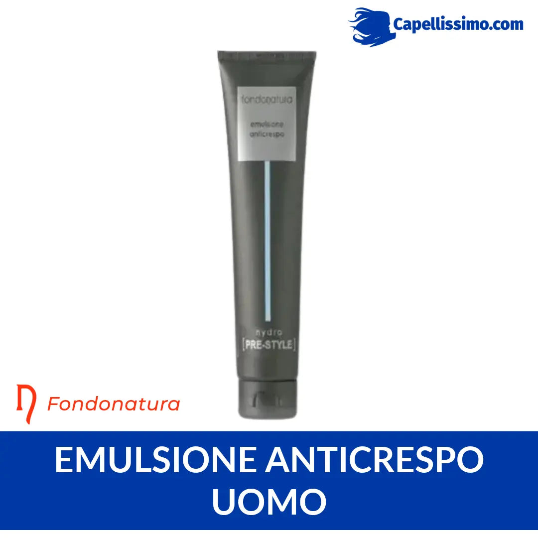 Fondonatura emulsione anticrespo uomo