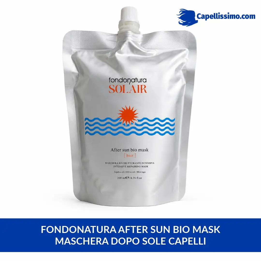 Fondonatura Maschera idratante capelli dopo sole e dopo il mare