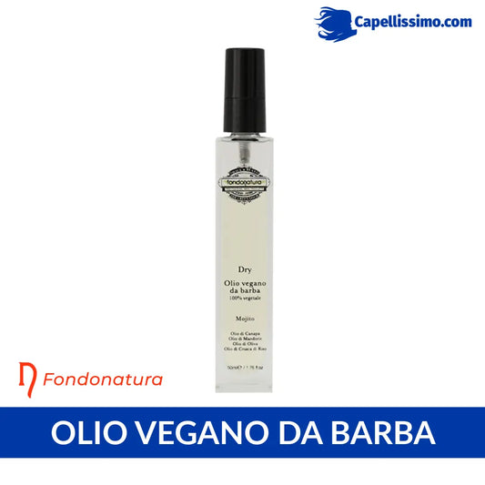 Fondonatura Olio vegano da barba 100% vegetale