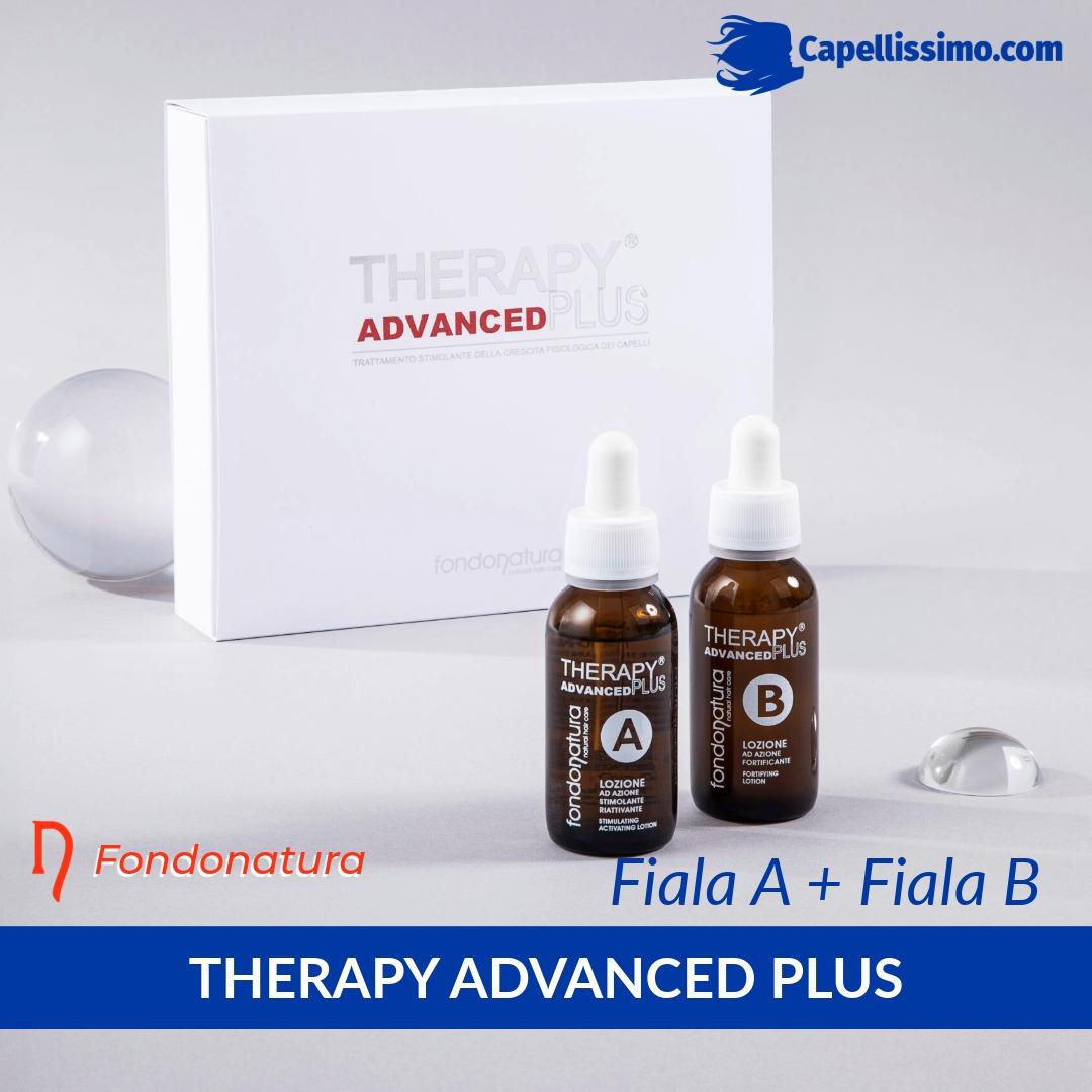 Fondonatura therapy plus advanced fiale per capelli A e B