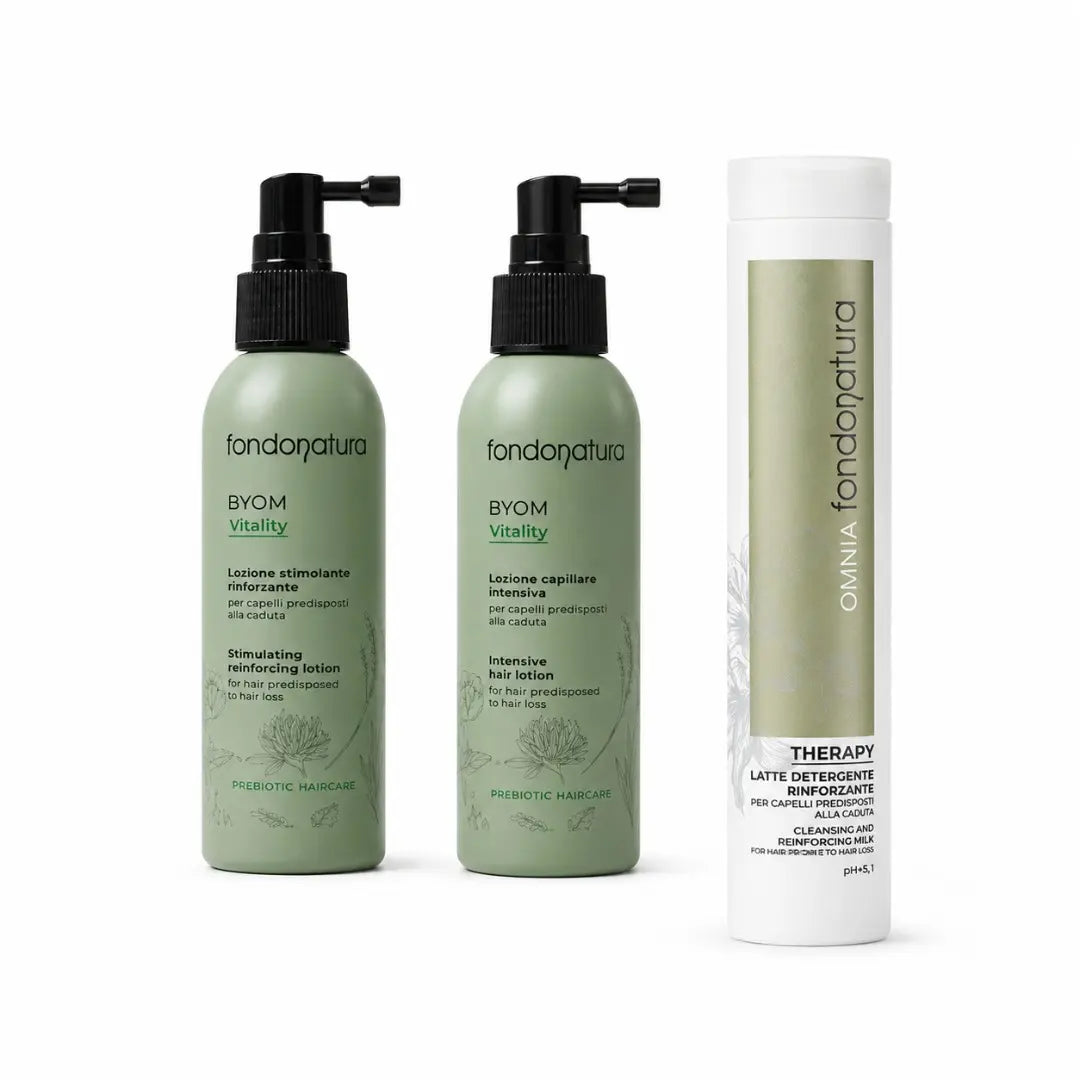 Fondonatura Kit prodotti anticaduta capelli fini sottili e diradati