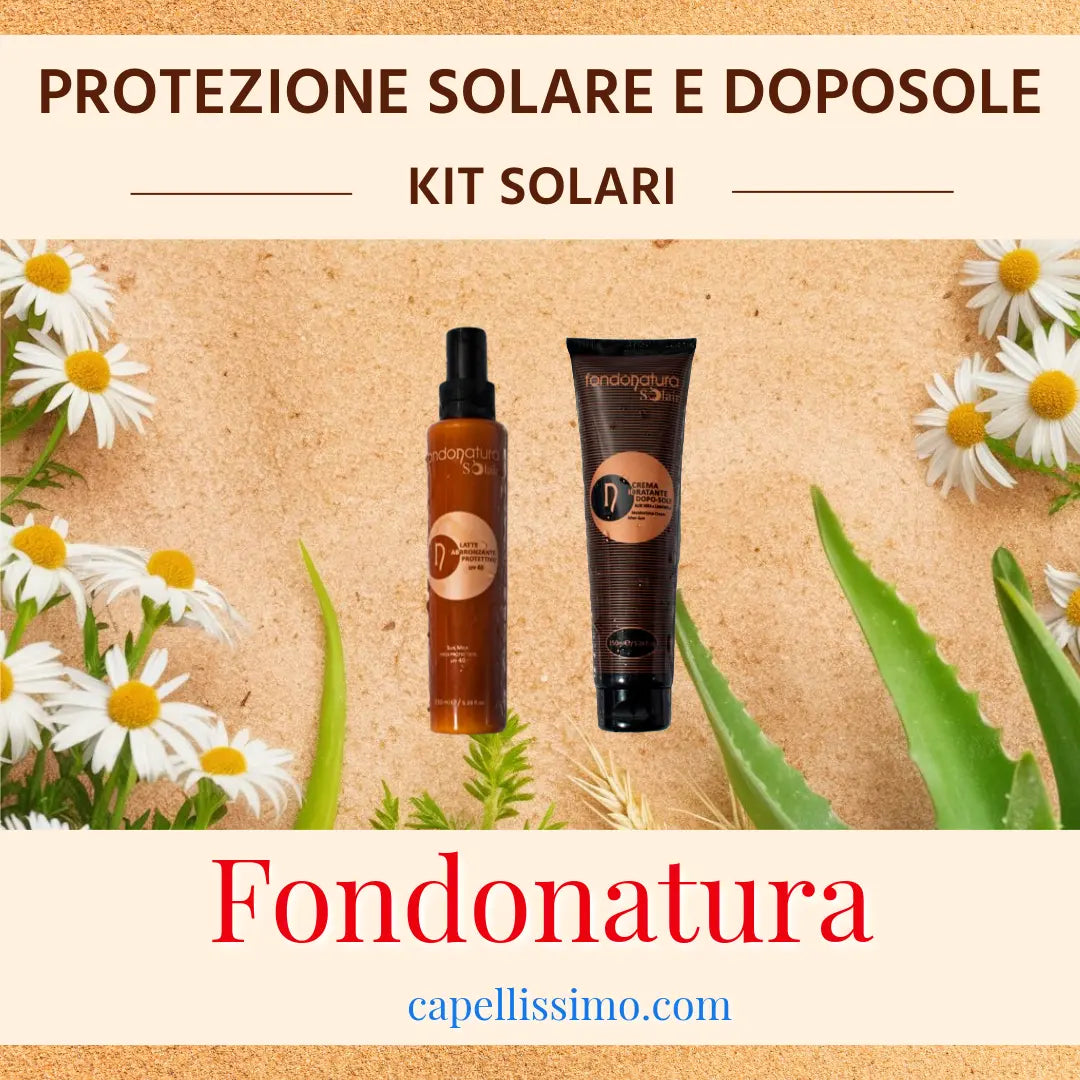 Protezione solare e doposole kit fondonatura