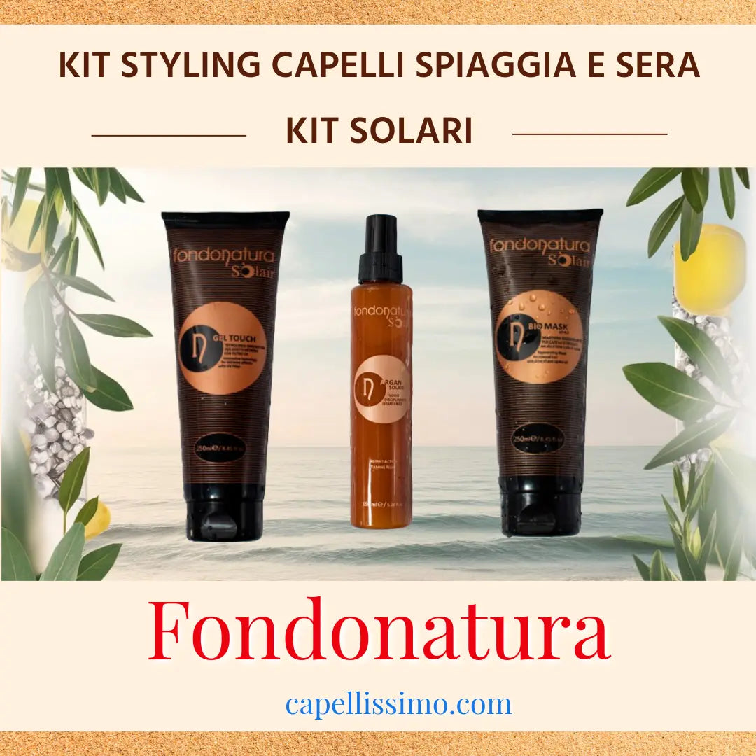 Kit styling capelli spiaggia e sera