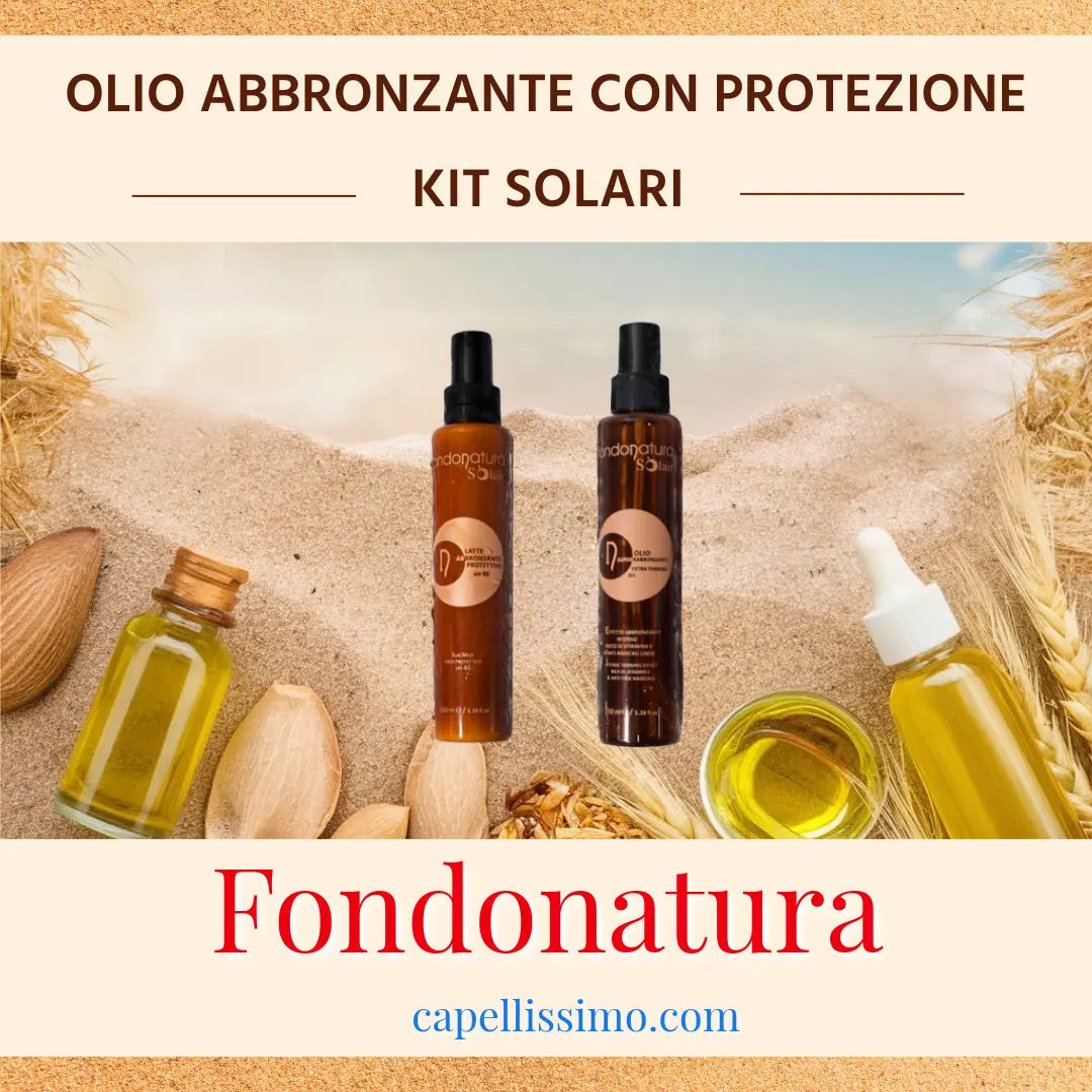 Olio abbronzante con protezione solare