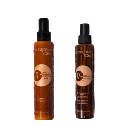 Latte abbronzante protettivo olio superabbronzante spray