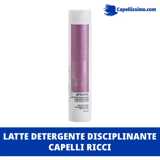 Latte detergente disciplinante Fondonatura capelli ricci