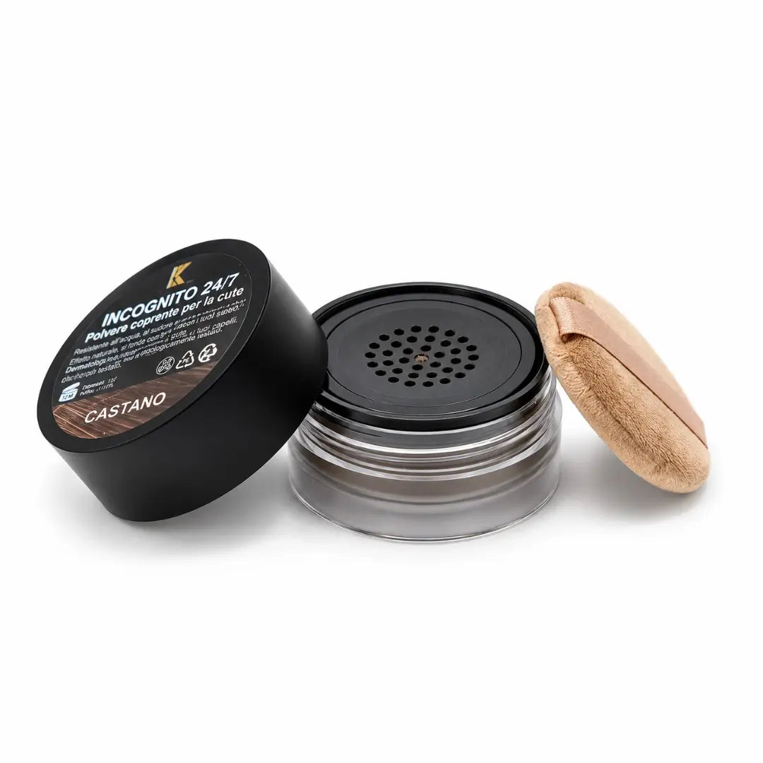 Polvere capelli diradati