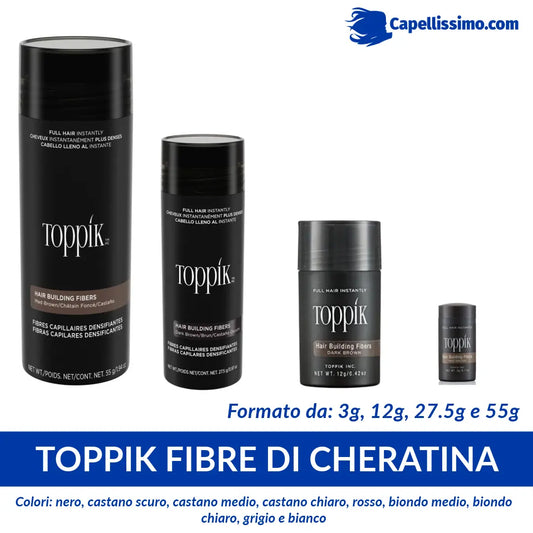 Toppik fibre di cheratina per infoltire i capelli