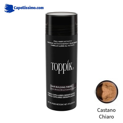 Toppik kit iniziale fibre 27.5gr castano chiaro