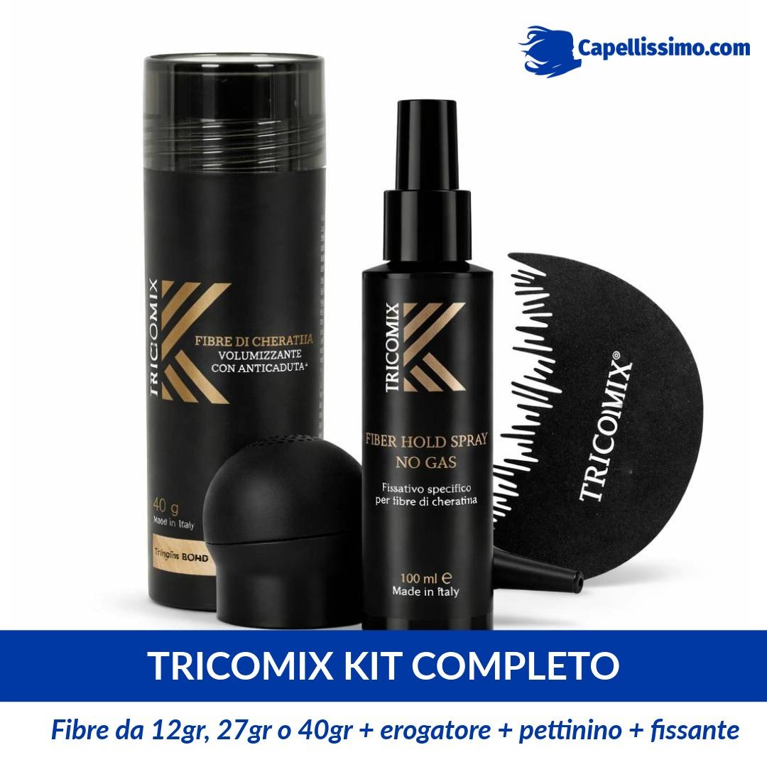 tricomix kit completo fibre e accessori