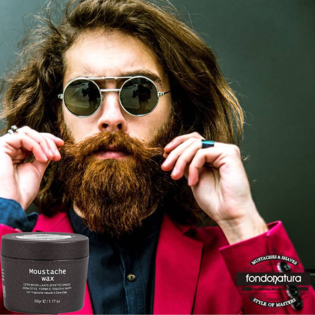 Moustache Wax. Cera per baffi fondonatura tenuta extra forte